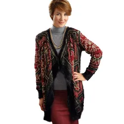 Gilet jacquard Baroque