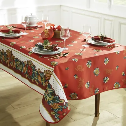 Nappe & ses 6 serviettes «Noël» offertes