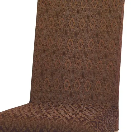 Couvre-chaises extensibles chocolat - les 2