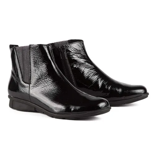 Bottines cuir verni Carmina