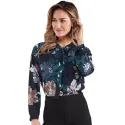 Blouse col cravate Éléonora