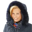 Parka Micromoss bleu nuit