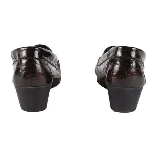 Mocassins cuir «croco» Pedi Girl®