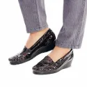 Mocassins cuir «croco» Pedi Girl®