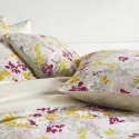 Housse de couette Fleurs de Satin BlanClarence®