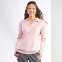 Pull-polo laines précieuses