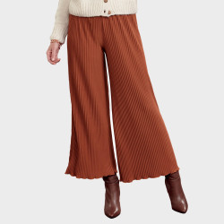 Pantalon ample plissé