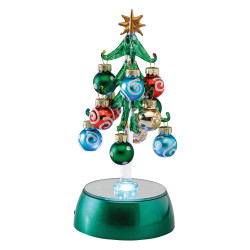 Sapin lumineux en verre