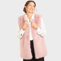 Veste "fourrure" Rosa