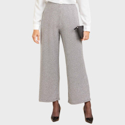 Pantalon lamé argent